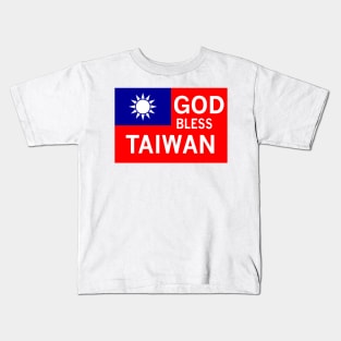 God Bless Taiwan Kids T-Shirt